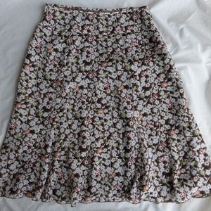 Christopher Banks Skirt Floral Pattern Size 10